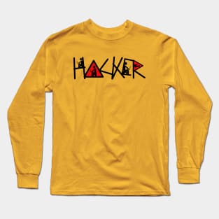 Hacker Cool Meme Long Sleeve T-Shirt